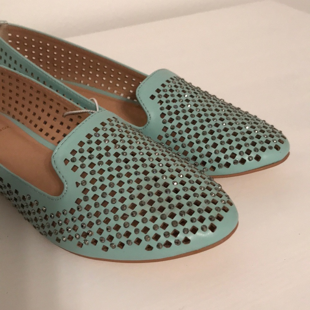 Yellowbox | Mint Green Flats Loafers